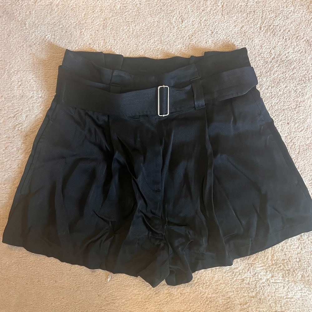 A.L.C. High Waist Black Women's Shorts